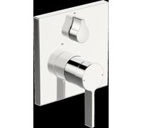 Hansa Armaturen Mitigeur de baignoire encastré Loft avec inverseur pour 2 sorties chrome 87603003