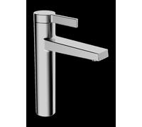 HANSA HANSALOFT Mitigeur de lavabo, pour vasques à poser plates, sans vidage, chromé, saillie : 143 mm, 57562103