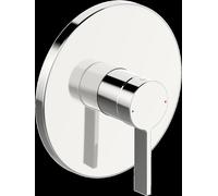 HANSA HANSALOFT robinet de douche, set de finition, encastré, rosace ronde, chrome, 87739003