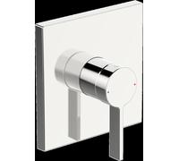 HANSA HANSALOFT robinetterie de douche, set de finition, encastré, rosace carrée, chrome, 87629003