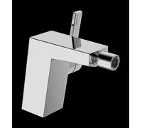 HANSA HANSALOFT robinetterie pour bidet, commande latérale, avec vidage, saillie : 141mm, chromé, 57583203