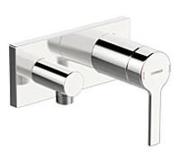 Hansa Hansamatrix Hansaronda 44589583 mitigeur monocommande encastré, sortie avant, chromé