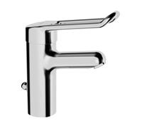 Hansa Armaturen Mitigeur de lavabo Medipro 01612105 chrome saillie 120 mm avec vidage
