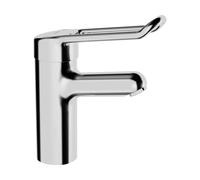 Hansa Mitigeur de lavabo Medipro 01622195 chrome saillie 120 mm sans garniture de vidange