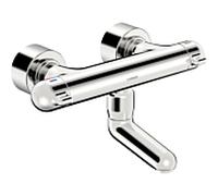 Hansa Hansamedipro thermostat de lavage / évier 08302281 saillie 179 mm, en saillie, raccords en S verrouillables, chromé