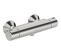 Hansa Hansamicra douche thermostat 58152171 AP, les connexions S, échangé froid / raccordements d'eau chaude, chrome