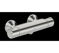 HANSA HANSAMICRA robinet de douche, avec dispositif de sécurité, fonction éco, raccords eau chaude/froide inversés, 58152171