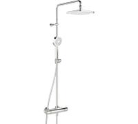 Hansa Armaturen – Set de douche Micra Style 200 – thermostat, Thermo Cool, ECO – chrome 44350230