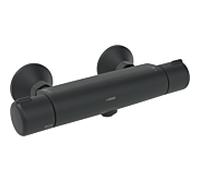 Hansa Hansamicra thermostat de douche 5815017133 apparent, raccords en S, noir mat