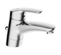 Hansa – Mitigeur de lavabo Hansa Mix 01192183, chromé, avec garniture de vidage, bec pivotant