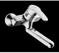 Hansa Armaturen Mitigeur mural pour lavabo HansaMix 01949283 chromé saillie 246 mm avec vidage