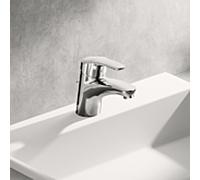 Hansa Hansamix mitigeur lavabo 01092283 garniture de vidange , tuyaux flexibles de pression, chromé