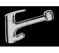 HANSA HANSAMIX Robinet de cuisine, robinet darrêt pour appareil, raccord tube cuivre, saillie 235 mm, 01392183