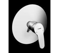 HANSA HANSAMIX Set de finition pour mitigeur de douche, sans inverseur, encastré, rosace ronde, 01859183