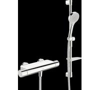Hansa Optima - Set de douche avec thermostat, 3 jets, chrome 481303310009
