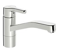 HANSA HANSAPALENO robinet de cuisine, montage au sol, saillie 215 mm, basse pression, chromé, 56532203, 56481103