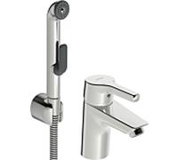 Hansa Hansapaleno mitigeur lavabo 56402203 avec douchette fonctionnelle, projection 103mm, chromé