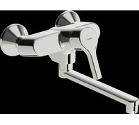 HANSA HANSAPALENO robinet de cuisine, montage au sol, saillie 284 mm, chromé, 56512103