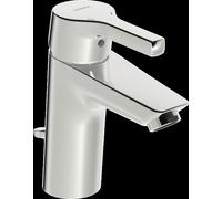 HANSA HANSAPALENO XL Mitigeur de lavabo, saillie 110 mm, avec tirette, chromé, 56412203