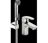 HANSA HANSAPINTO Mitigeur de lavabo, sans vidage, douchette fonctionnelle, saillie 107 mm, 45052283