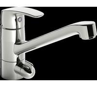HANSA HANSAPINTO Robinet de cuisine, montage au sol, 12 l/min, valve de rinçage, chromé, 45202293