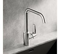 Hansa Hansapolo mélangeur de cuisine 51562293 pivotante , saillie 203 mm, chromé
