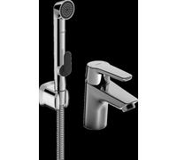 HANSA HANSAPOLO Mitigeur de lavabo, douchette fonctionnelle, sans garniture découlement, saillie 103mm, 51462293