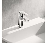 Hansa HANSAPOLO XL mitigeur lavabo 51522293 sans garniture de vidange , saillie 110 mm, chromé