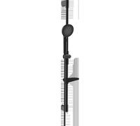 HANSA HANSAPRISMA Mitigeur de douche avec ensemble de douche, 770mm, 3 jets, 4813042133, Couleur: Noir mat