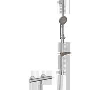 Hansa HANSAPRISMA système de douche 48130431 avec thermostat, montage mural, 970mm, chromé