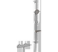 HANSA HANSAPRISMA Mitigeur de douche avec ensemble de douche, 970mm, 3 jets, 4813043180, Couleur: Acier brossé