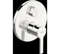 HANSA HANSARONDA Mitigeur de bain et douche, set de finition, encastré, rosace ronde, 83849573