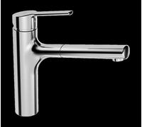 Hansa Armaturen Mitigeur d'évier Hansa Ronda – douchette extractible, chrome, 200 mm, 03342273