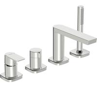 HANSA HANSASTELA Set de montage final pour baignoire/douche, 4 trous, chrome, 57302173
