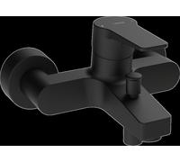HANSA HANSATWIST Mitigeur de bain et douche, avec dispositif de sécurité, saillie : 162 mm, 0974218333, Couleur: Noir Mat