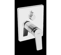 Hansa Twist - Mitigeur de baignoire encastré, avec inverseur pour 2 sorties, chrome 89849083