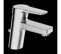 HANSA HANSATWIST Mitigeur de lavabo, basse pression, avec vidage, saillie : 121 mm, 09131183