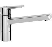 Hansa Hansatwist robinet de cuisine, avec dispositif de sécurité, pivotant, saillie : 199 mm, 09142283, Couleur: Chrome