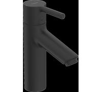 HANSA HANSAVANTIS Mitigeur de lavabo, noir mat, sans garniture de vidage, saillie 114mm, levier à goupille, 523722673305