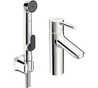 Hansa Hansavantis mitigeur lavabo 52682267 avec fonction douche, sans garniture de vidange , projection 114mm, chromé