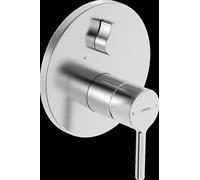 Hansa Vantis - Mitigeur encastré pour 2 sorties, acier brossé 8260906780