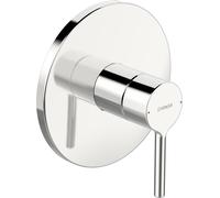 HANSA HANSAVANTIS Set de finition pour batterie de douche, levier à goupille, pour un consommateur, 82619067, Couleur: chrome