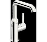 HANSA HANSAVANTIS Style Mitigeur de lavabo, Bluetooth, 230/9V, hybride, sans garniture de vidage, saillie 147mm, chromé, 54652209