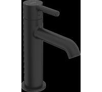 HANSA HANSAVANTIS Style Mitigeur de lavabo, démarrage à froid, sans garniture de vidage, saillie 133mm, noir mat, 5437220733006