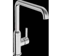 HANSA HANSAVANTIS Style Robinet de cuisine, saillie 255mm, bec orientable, 5420220780, Couleur: Acier brossé