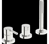 Hansa Vantis Style - Mitigeur pour le bord de baignoire à 3 trous, chrome 54709007