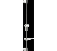 Hansa Viva - Barre de douche 97 cm, avec étagère, chrome 44130200