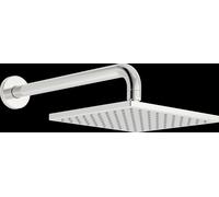 Hansa Douche de tête Viva 20x20 cm chrome 1 jet bras 350 mm anti-calcaire 44260240
