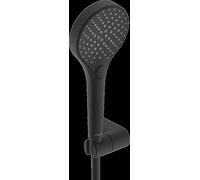 HANSA HANSAVIVA Garniture de douche à main, douchette à 3 jets, flexible de douche 1750mm, 4417022033, Couleur: noir mat