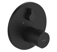 Hansa Home - Mitigeur de douche thermostatique encastré, noir mat 8861904533